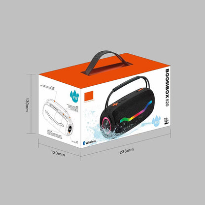 BoomBox520 Wireless Bluetooth Speaker – Powerful Sound in a Portable Design