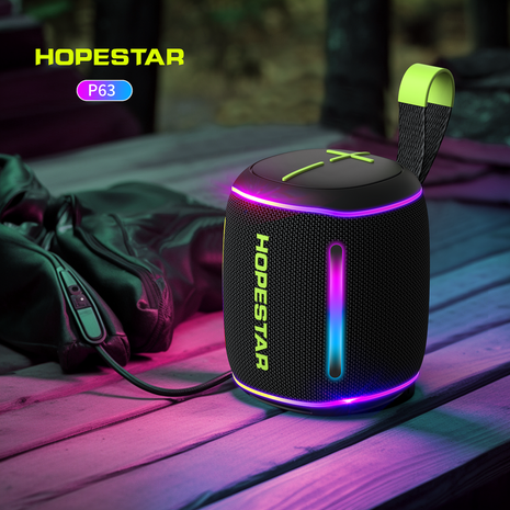 Hopestar Box 7‑Mode LED Wireless Bluetooth Speaker