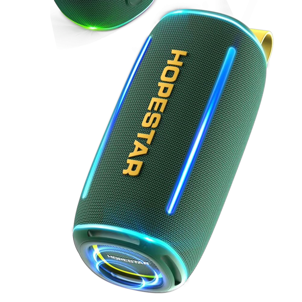 Hopestar 40W Dazzling Box Bluetooth Speaker with 7 LED Light Modes