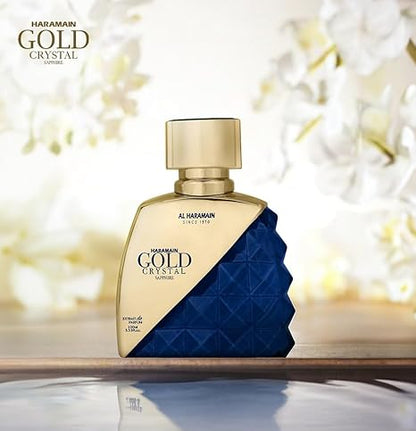 Haramain Gold Crystal Sapphire 3.33 Fl. Oz EDP Spray By Al Haramain