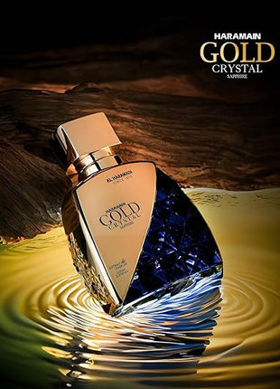 Haramain Gold Crystal Sapphire 3.33 Fl. Oz EDP Spray By Al Haramain