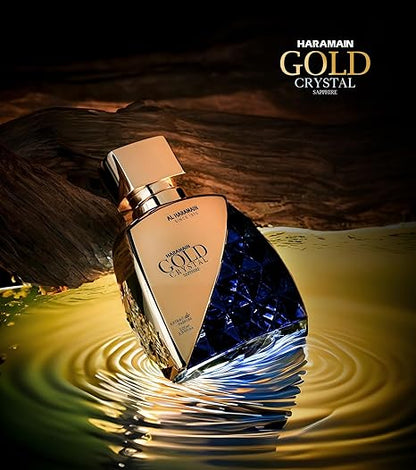 Haramain Gold Crystal Sapphire 3.33 Fl. Oz EDP Spray By Al Haramain