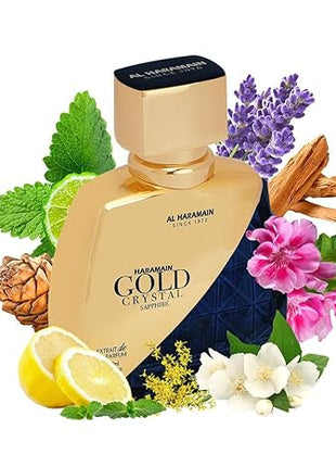 Haramain Gold Crystal Sapphire 3.33 Fl. Oz EDP Spray By Al Haramain