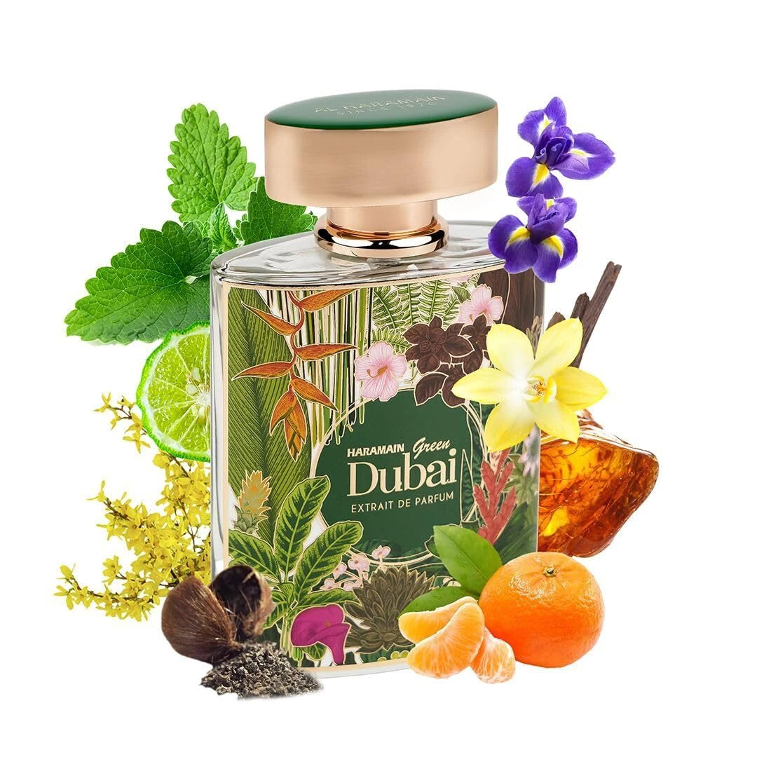 Haramain Green Dubai 3.33 Fl. Oz EDP Spray By Al Haramain