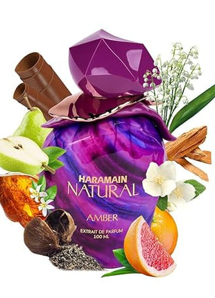Haramain Natural Amber 3.33 Fl. Oz EDP Spray By Al Haramain