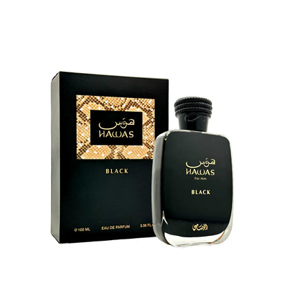 Hawas Black 3.38 Fl. Oz EDP Spray By Rasasi
