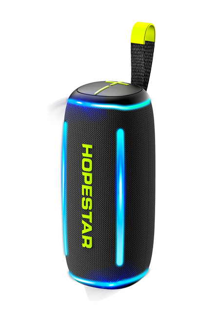 Hopestar 40W Dazzling Box Bluetooth Speaker with 7 LED Light Modes