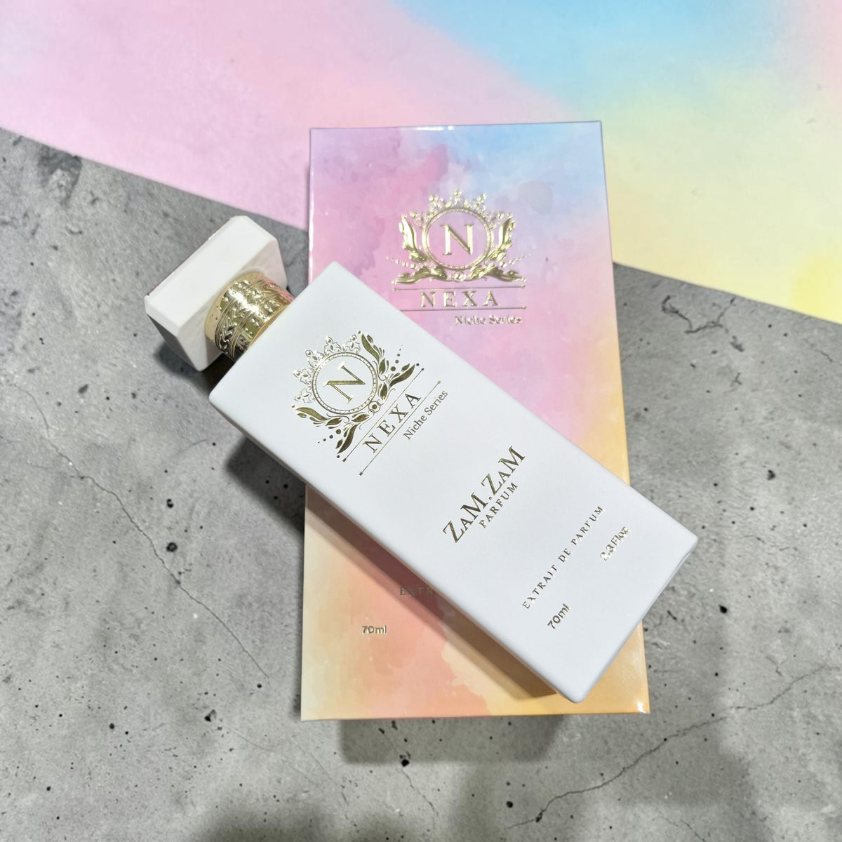 Zam Zam Parfum Nexa Niche Series Extrait de Parfum for Unisex, 70ml (2.37 Fl Oz), Citrus Floral Woody Fragrance with Bergamot, Grapefruit, Rose, Strawberry, Jasmine, Orange Blossom, Sandalwood, Amber & Cedar