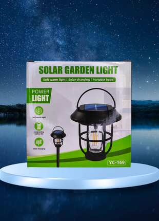 Solar Garden Light – Multi-Use with Human Body Sensing for Wall, Camping & Landscape Lighting