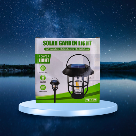 Solar Garden Light – Multi-Use with Human Body Sensing for Wall, Camping & Landscape Lighting