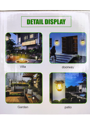 Solar Garden Light – Multi-Use with Human Body Sensing for Wall, Camping & Landscape Lighting