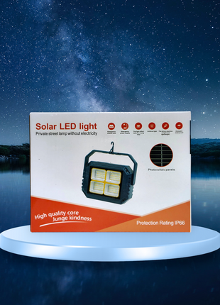 Emergency Power & Lighting Unit – Long-Lasting Battery, Uniform Light for Shelter & Crisis Use