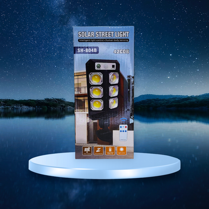 Shuai Hu Solar Street Light – Intelligent Light Control, Motion Sensor, Long Battery Life for Outdoor Use