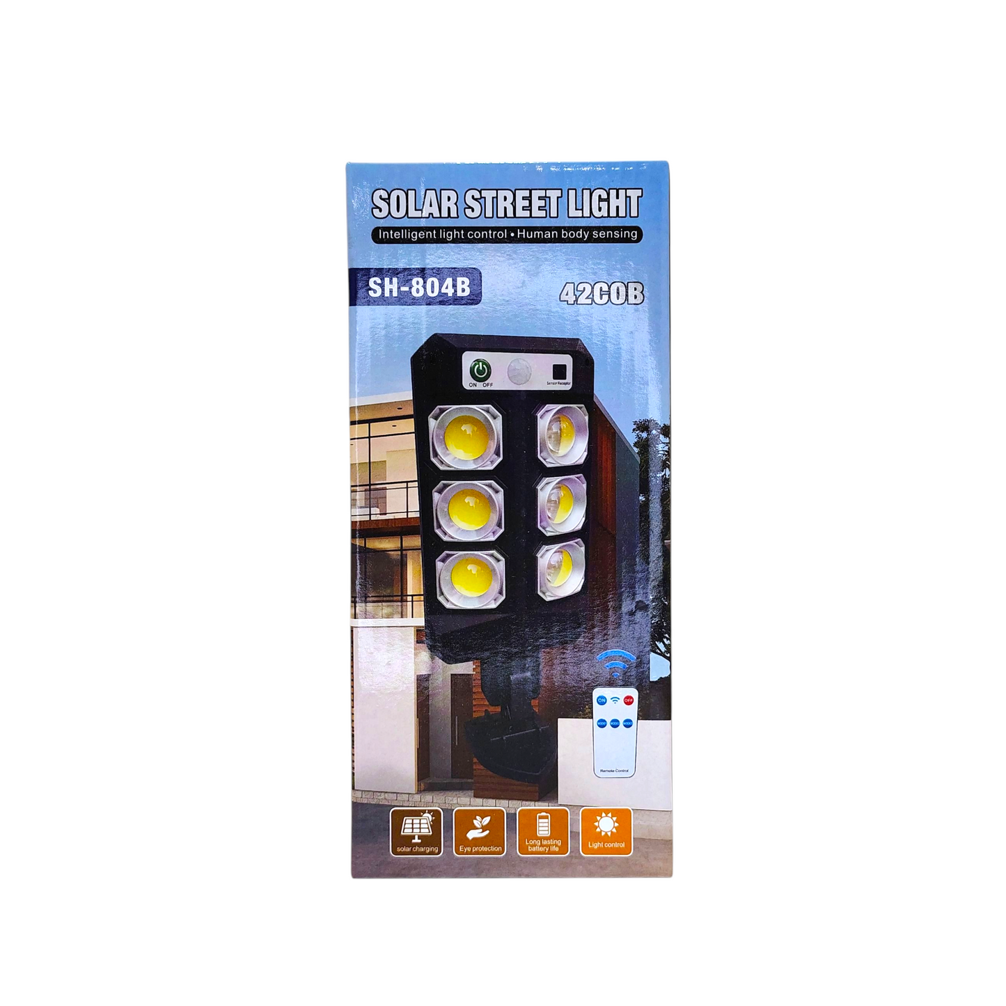 Shuai Hu Solar Street Light – Intelligent Light Control, Motion Sensor, Long Battery Life for Outdoor Use