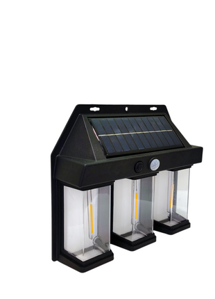 Solar Interaction Wall Lamp – 3 LED with Motion Sensor (BK-6183)
