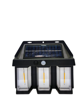 Solar Interaction Wall Lamp – 3 LED with Motion Sensor (BK-6183)