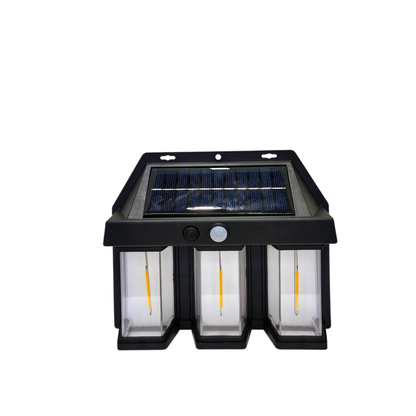 Solar Interaction Wall Lamp – 3 LED with Motion Sensor (BK-6183)