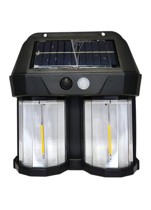 Solar Sensor Light – 2 LED Bulbs with Human Body Induction & Light-Sensitive Operation