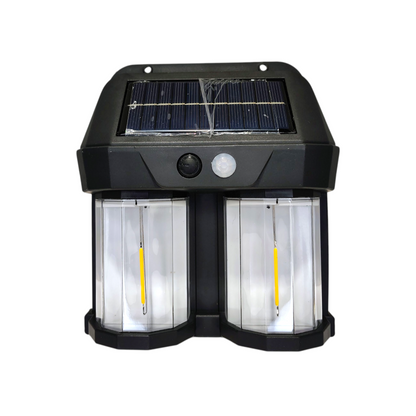 Solar Sensor Light – 2 LED Bulbs with Human Body Induction & Light-Sensitive Operation