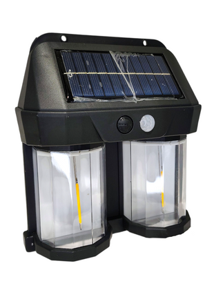 Solar Sensor Light – 2 LED Bulbs with Human Body Induction & Light-Sensitive Operation
