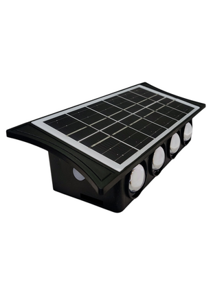 BK Solar Wall Light – 8 High-Brightness LEDs, Outdoor Waterproof, Solar-Powered