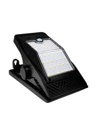 Solar Sensor Clip Light – 46 SMD LEDs with Motion & Low-Light Sensing, Type-C Charging & Solar Panel