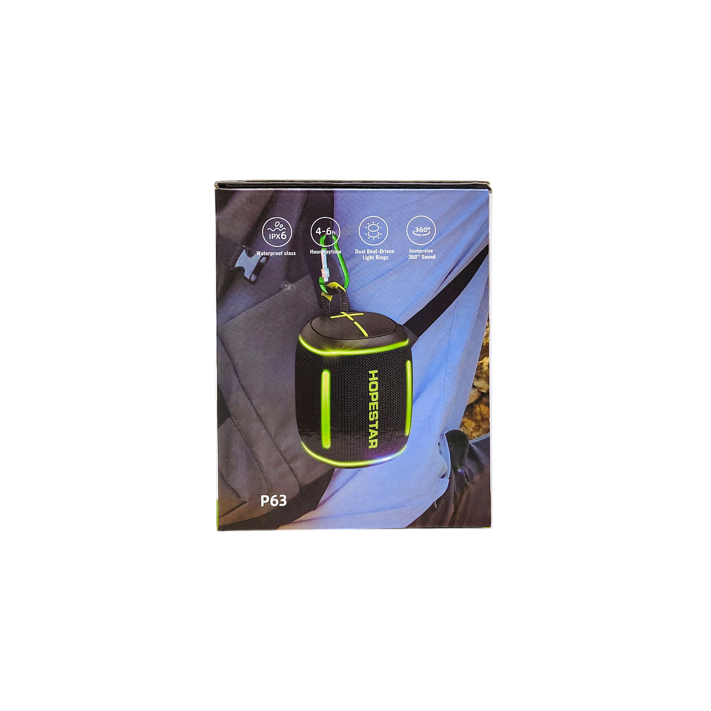 Hopestar Box 7‑Mode LED Wireless Bluetooth Speaker