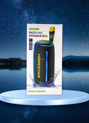 Hopestar 40W Dazzling Box Bluetooth Speaker with 7 LED Light Modes