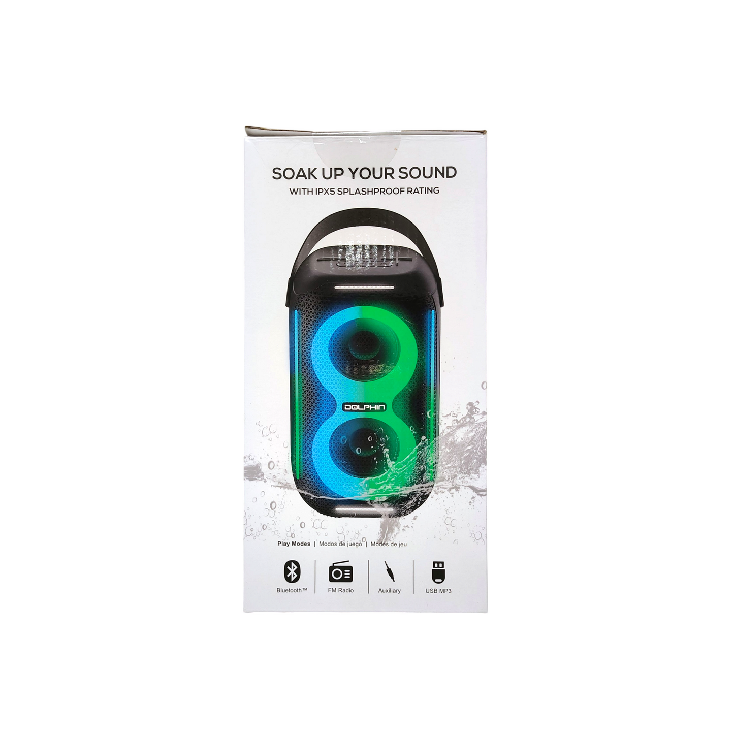 Dolphin 20W Portable Bluetooth Speaker with FM Radio – Party-Ready Sound Anywhere