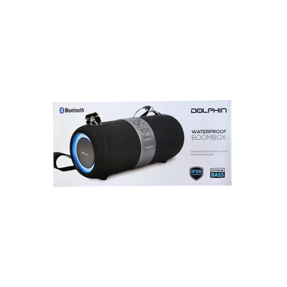 Dolphin Waterproof Bluetooth Boombox with WaveSync Dual Speaker Pairing