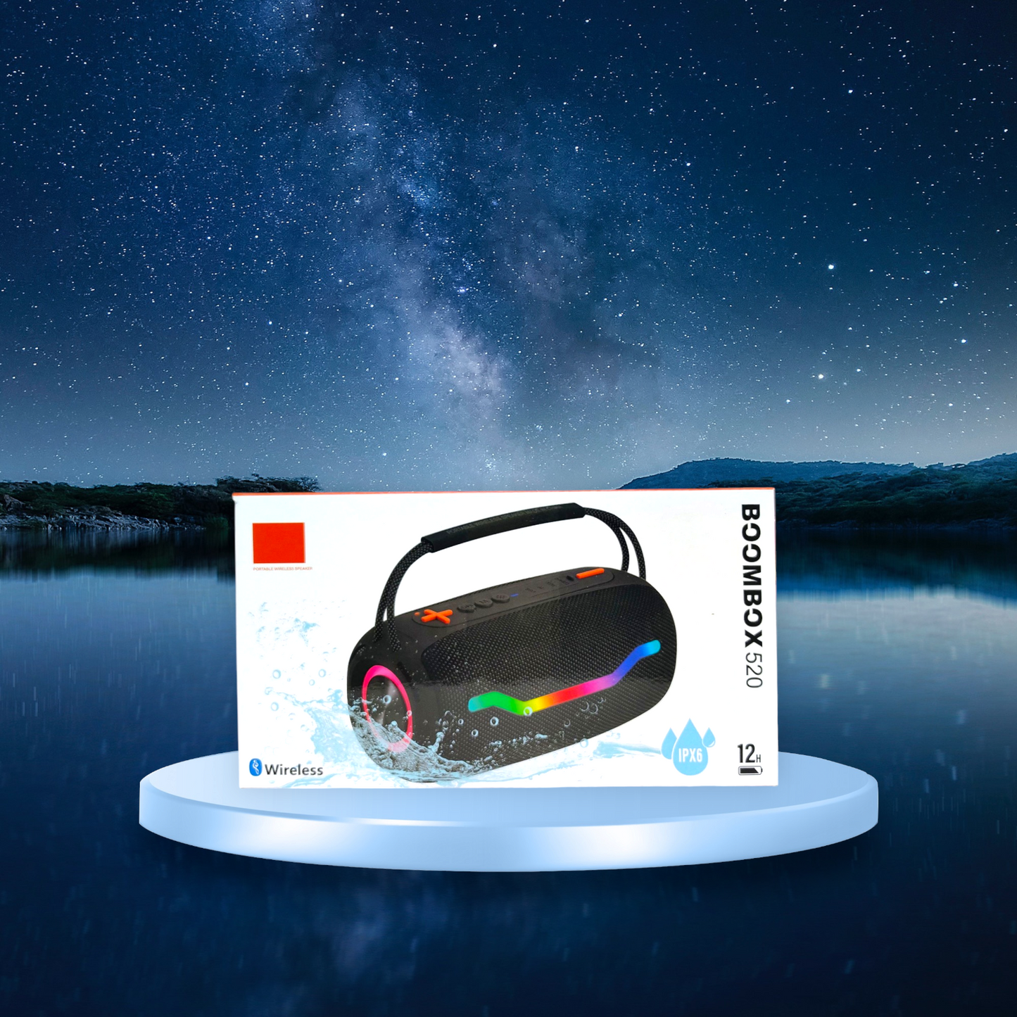 BoomBox520 Wireless Bluetooth Speaker – Powerful Sound in a Portable Design