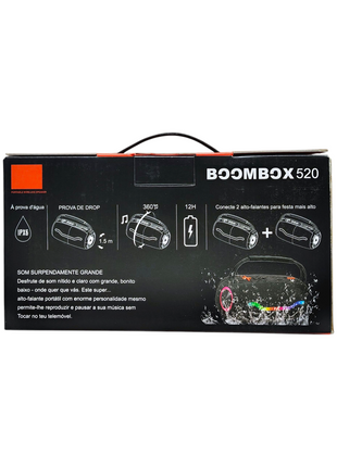 BoomBox520 Wireless Bluetooth Speaker – Powerful Sound in a Portable Design