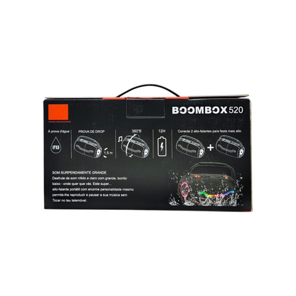 BoomBox520 Wireless Bluetooth Speaker – Powerful Sound in a Portable Design