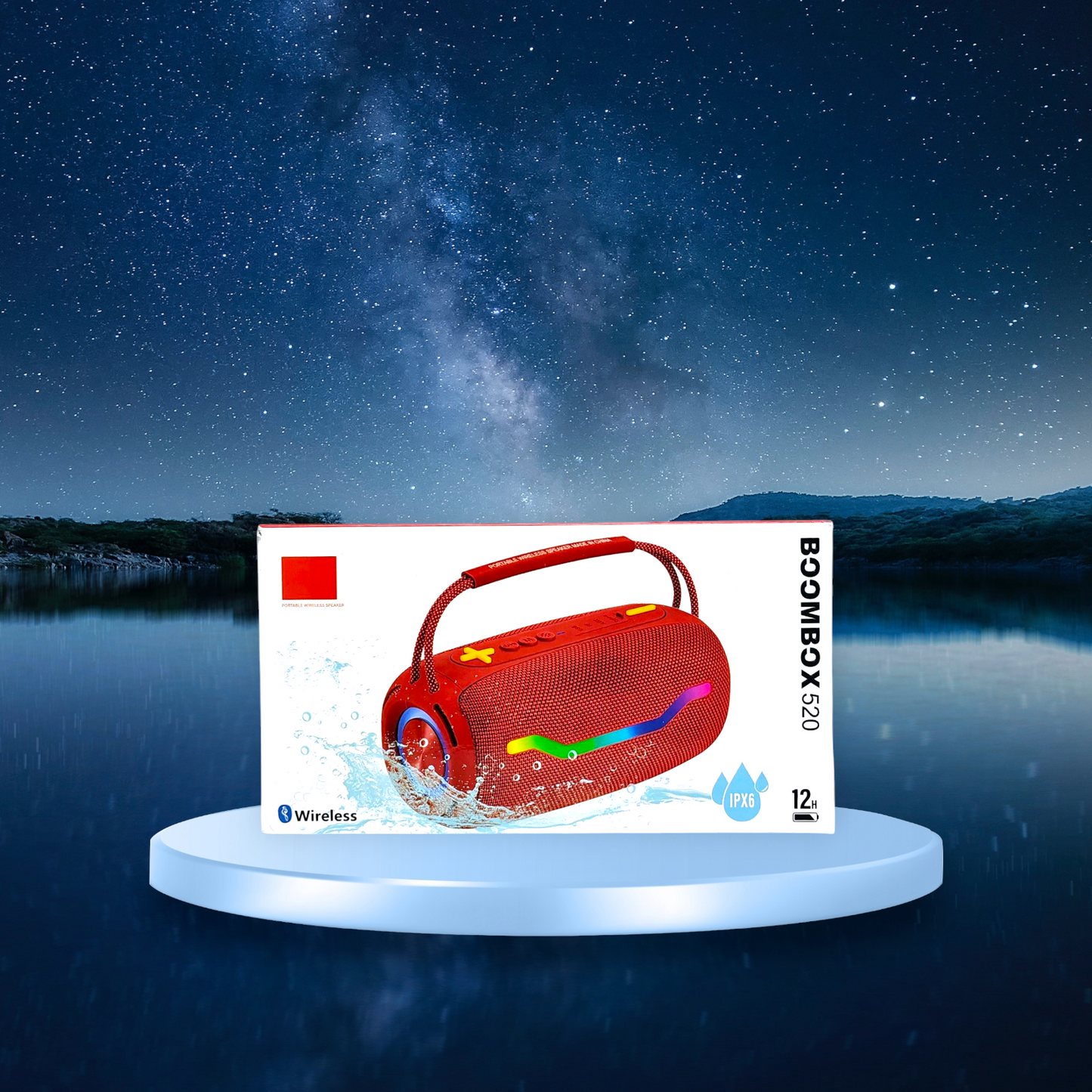 BoomBox520 Wireless Bluetooth Speaker – Powerful Sound in a Portable Design