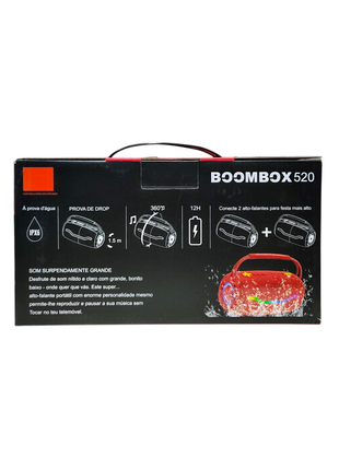 BoomBox520 Wireless Bluetooth Speaker – Powerful Sound in a Portable Design