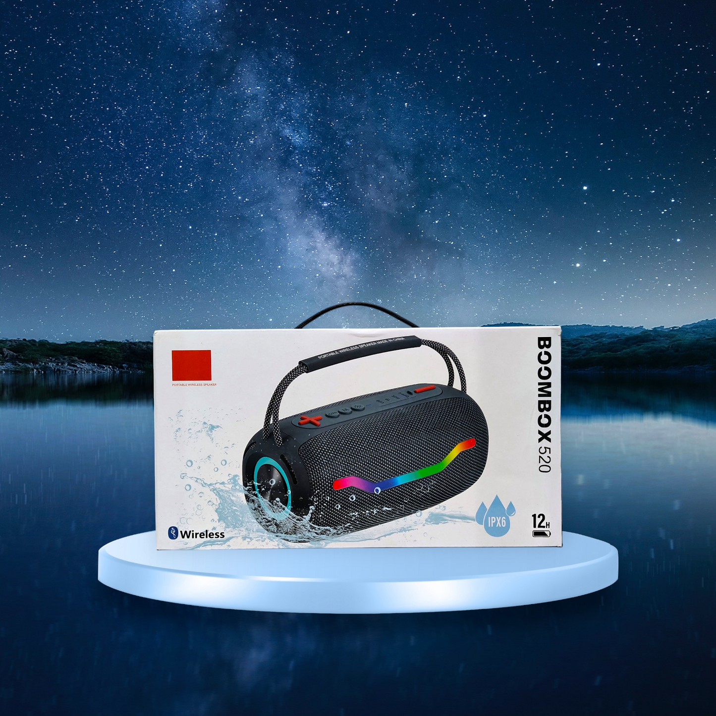 BoomBox520 Wireless Bluetooth Speaker – Powerful Sound in a Portable Design