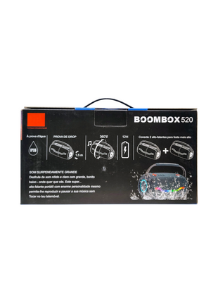 BoomBox520 Wireless Bluetooth Speaker – Powerful Sound in a Portable Design