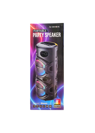 Audiobox Dual 8" Lightweight Party Speaker with Wired Microphone