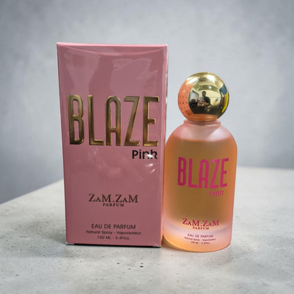Zam Zam Blaze Pink Eau de Parfum for Women, 100ml (3.4 Fl Oz), Sweet Floral Fruity Fragrance with Fruity, Floral, Vanilla, Musk & Woody Accords