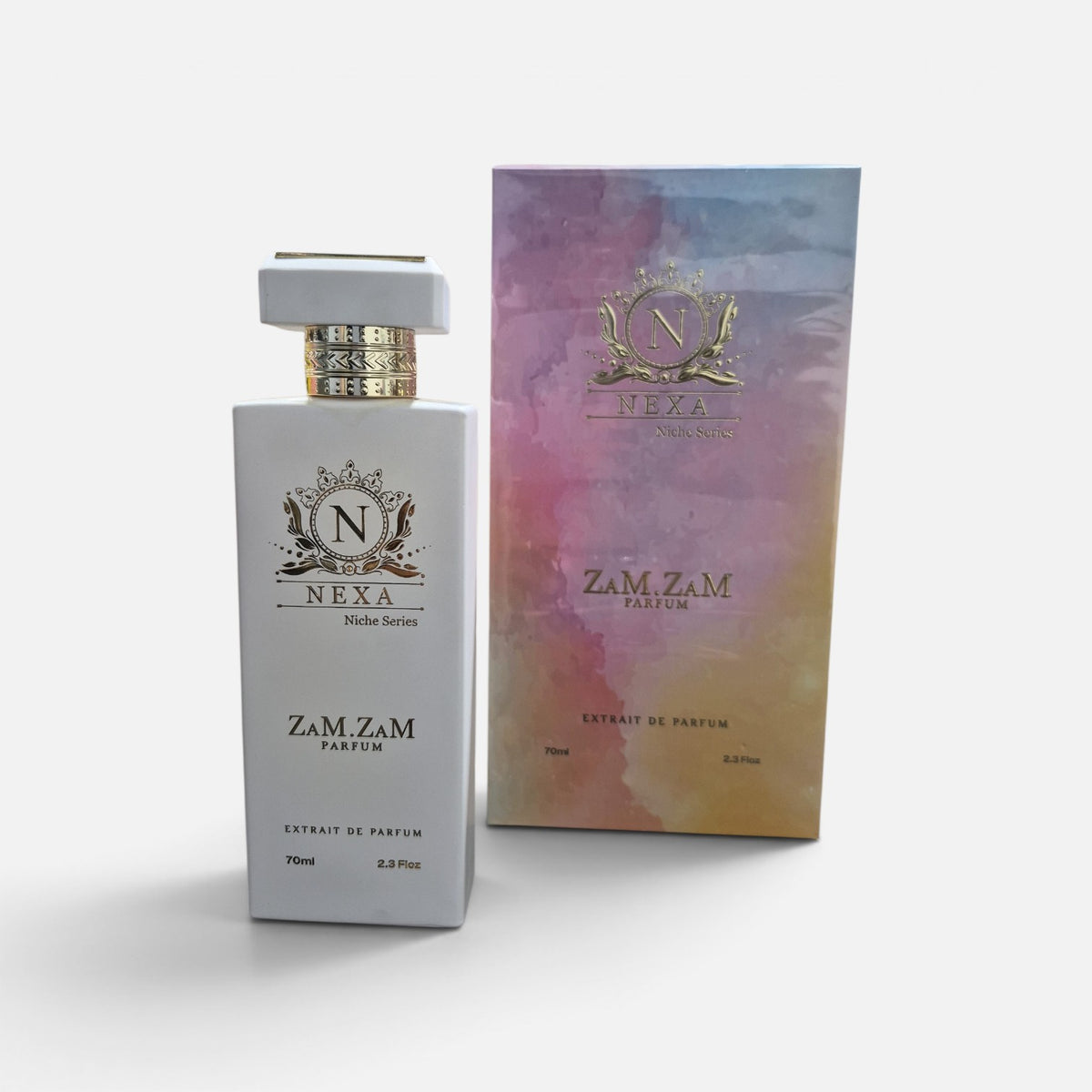 Zam Zam Parfum Nexa Niche Series Extrait de Parfum for Unisex, 70ml (2.37 Fl Oz), Citrus Floral Woody Fragrance with Bergamot, Grapefruit, Rose, Strawberry, Jasmine, Orange Blossom, Sandalwood, Amber & Cedar