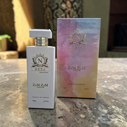 Zam Zam Parfum Nexa Niche Series Extrait de Parfum for Unisex, 70ml (2.37 Fl Oz), Citrus Floral Woody Fragrance with Bergamot, Grapefruit, Rose, Strawberry, Jasmine, Orange Blossom, Sandalwood, Amber & Cedar