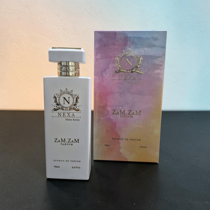 Zam Zam Parfum Nexa Niche Series Extrait de Parfum for Unisex, 70ml (2.37 Fl Oz), Citrus Floral Woody Fragrance with Bergamot, Grapefruit, Rose, Strawberry, Jasmine, Orange Blossom, Sandalwood, Amber & Cedar