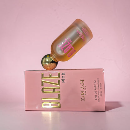 Zam Zam Blaze Pink Eau de Parfum for Women, 100ml (3.4 Fl Oz), Sweet Floral Fruity Fragrance with Fruity, Floral, Vanilla, Musk & Woody Accords
