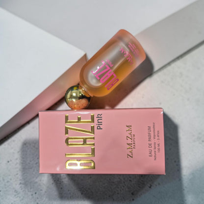 Zam Zam Blaze Pink Eau de Parfum for Women, 100ml (3.4 Fl Oz), Sweet Floral Fruity Fragrance with Fruity, Floral, Vanilla, Musk & Woody Accords