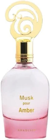 Musk Pour Amber 3.40 Fl. Oz EDP Spray By Khadlaj