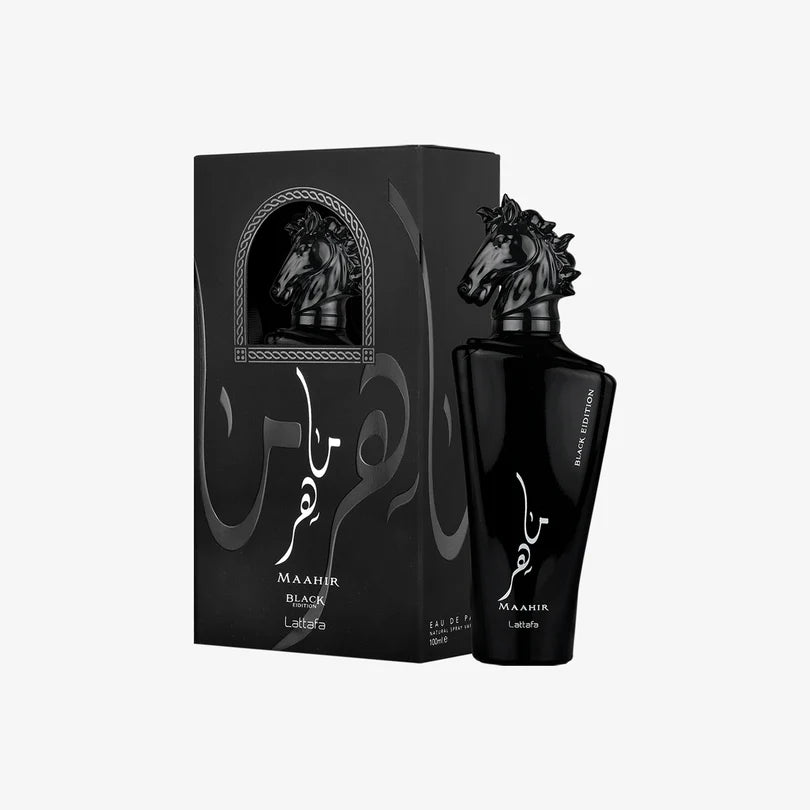 Maahir Black 3.40 Fl. Oz EDP Spray By Lattafa