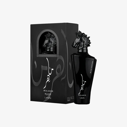Maahir Black 3.40 Fl. Oz EDP Spray By Lattafa