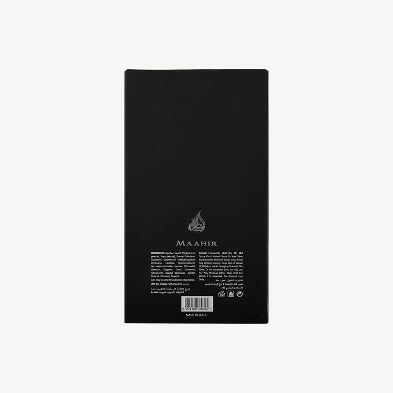 Maahir Black 3.40 Fl. Oz EDP Spray By Lattafa