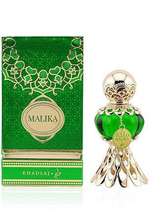 Malika Green Pure Concentrated Perfume Oil 0.67 oz by Khadlaj