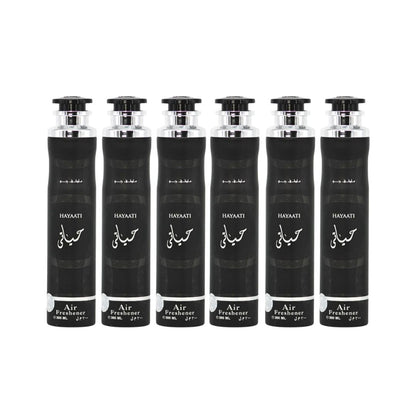 Hayaati Air Freshener 6 Pack Bundle – Home & Car Fragrance Spray | 300 ml / 10.1 fl oz Each
